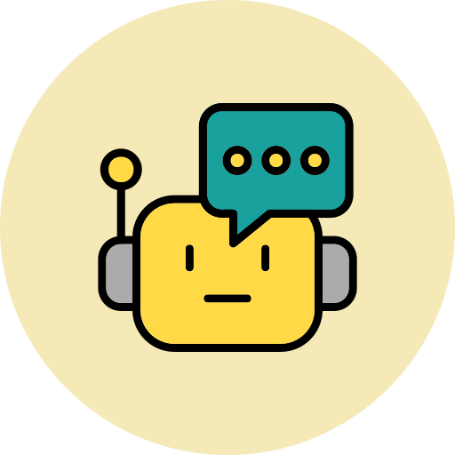 Chat bot Generic Outline Color icon