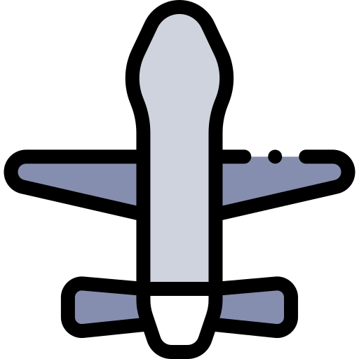 Unmanned aerial vehicle Detailed Rounded Lineal color icon