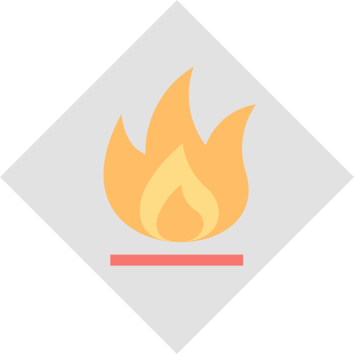 inflamable Generic Flat icono