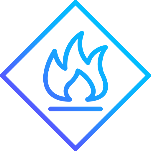 Flammable Generic Gradient icon