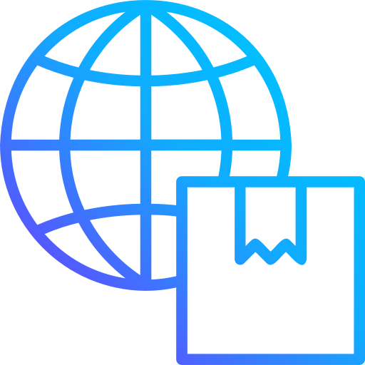 국제 배송 Generic Gradient icon