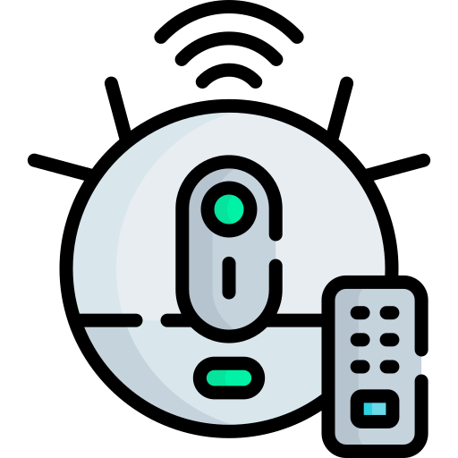 로봇 청소기 Special Lineal color icon