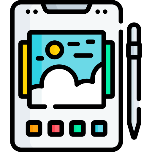 tableta Special Lineal color icono