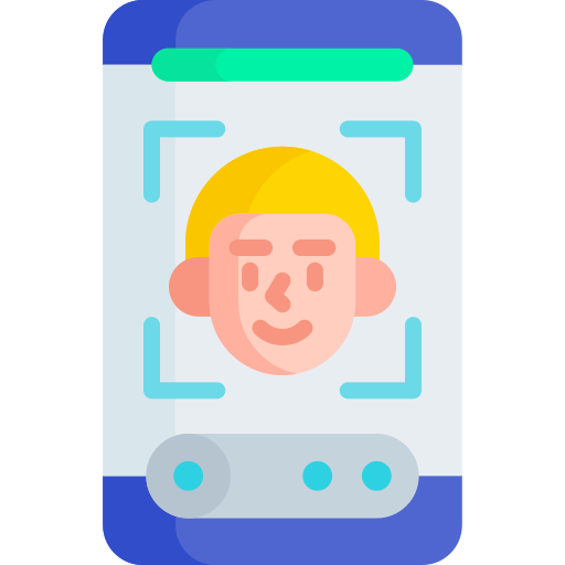 Face recognition Special Flat icon