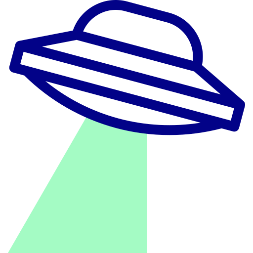 ufo Detailed Mixed Lineal color icon