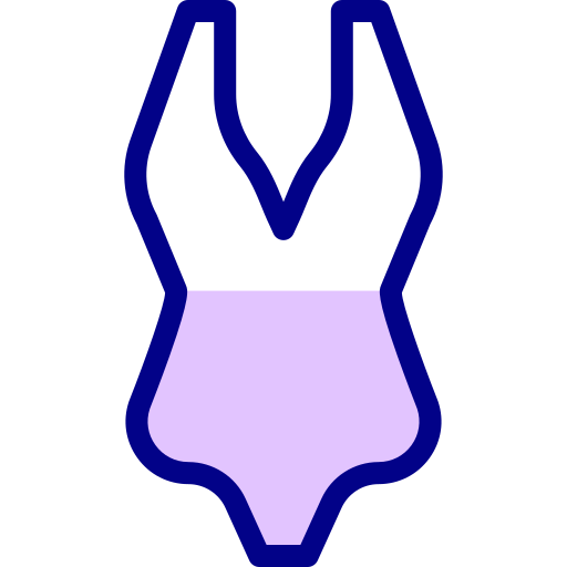 kostium kąpielowy Detailed Mixed Lineal color ikona