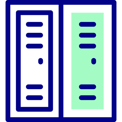 шкафчик Detailed Mixed Lineal color иконка