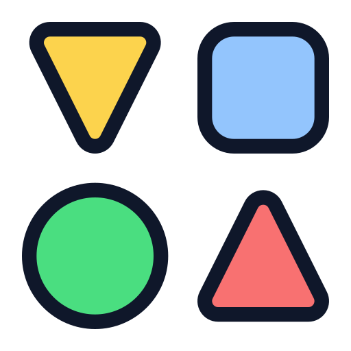オブジェクト Generic Outline Color icon