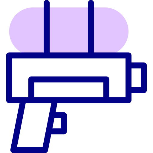 물총 Detailed Mixed Lineal color icon