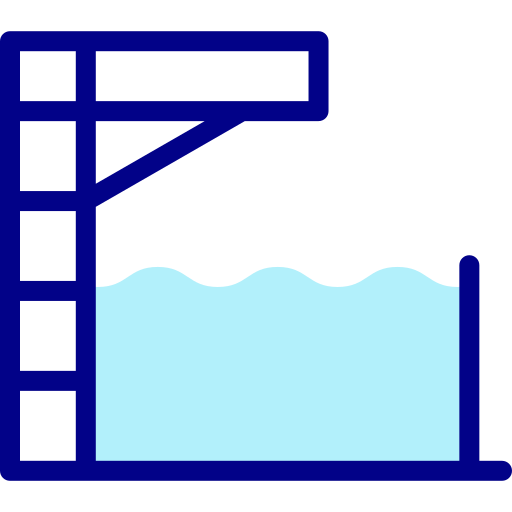 Trambouline Detailed Mixed Lineal color icon