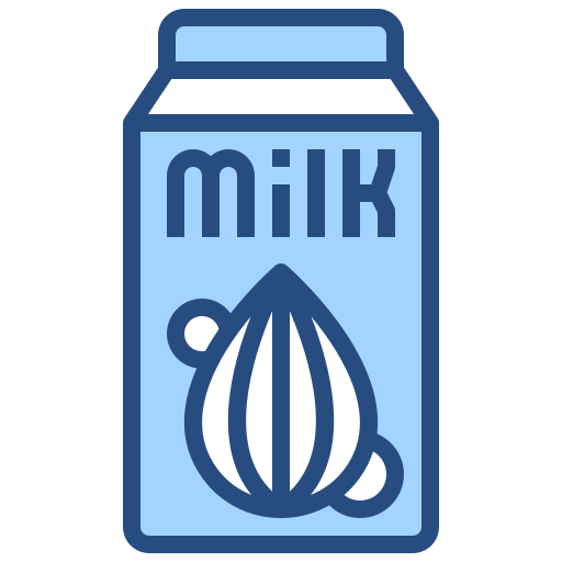leite de amêndoa Generic Blue Ícone