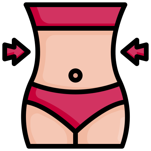 Slim body Generic Outline Color icon