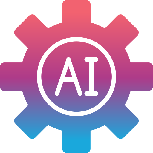 sztuczna inteligencja Generic Flat Gradient ikona