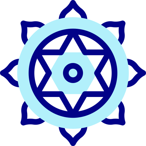 아나하타 Detailed Mixed Lineal color icon