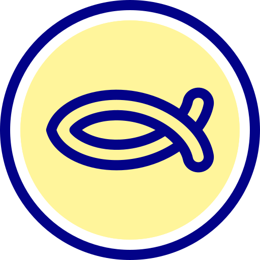 기독교 Detailed Mixed Lineal color icon
