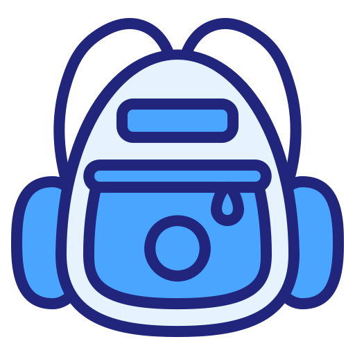 bolsa para la escuela Generic Blue icono