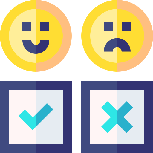 Votes Basic Straight Flat icon