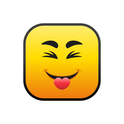 sonrisa-guiño Generic Lineal Color Gradient icono