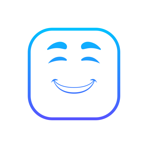 lachend gezicht Generic Flat Gradient icoon