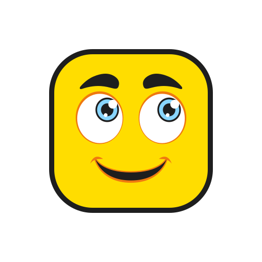 행복한 얼굴 Generic Outline Color icon