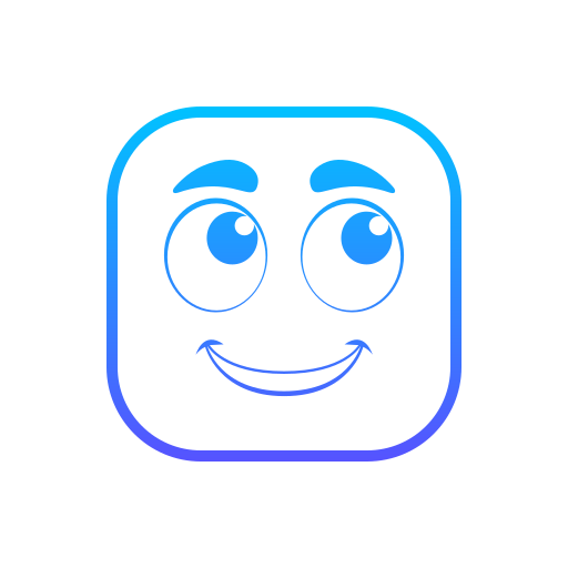 Happy face Generic Flat Gradient icon