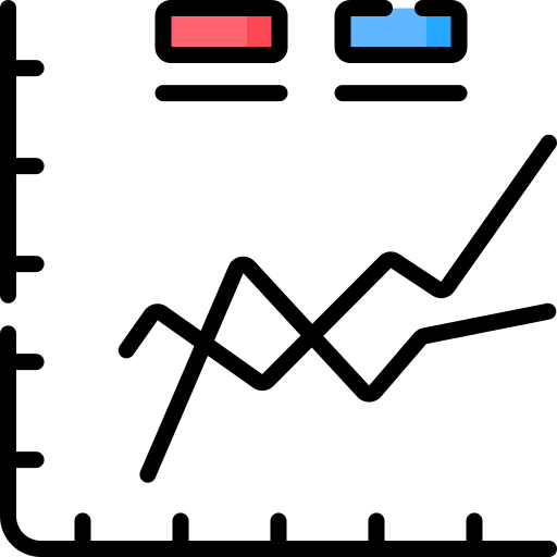 Линейный график Special Lineal color иконка