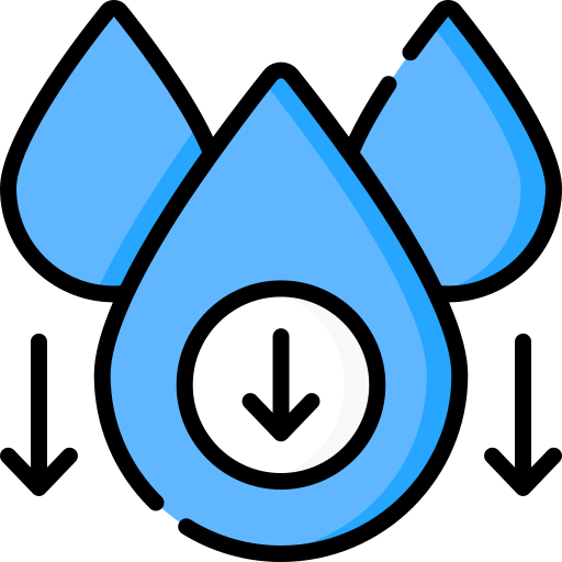 nivel de agua Special Lineal color icono