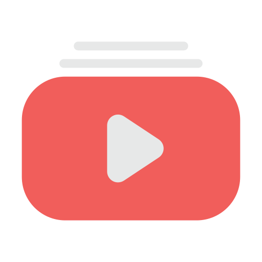 Youtube Vector Stall Flat icon
