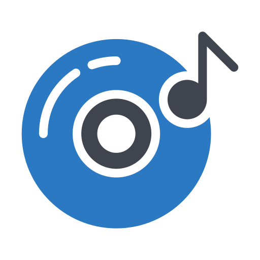 음악 디스크 Generic Blue icon
