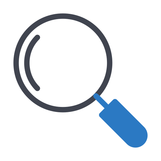 Magnifier Generic Blue icon