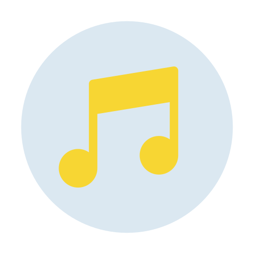 Music note Vector Stall Flat icon
