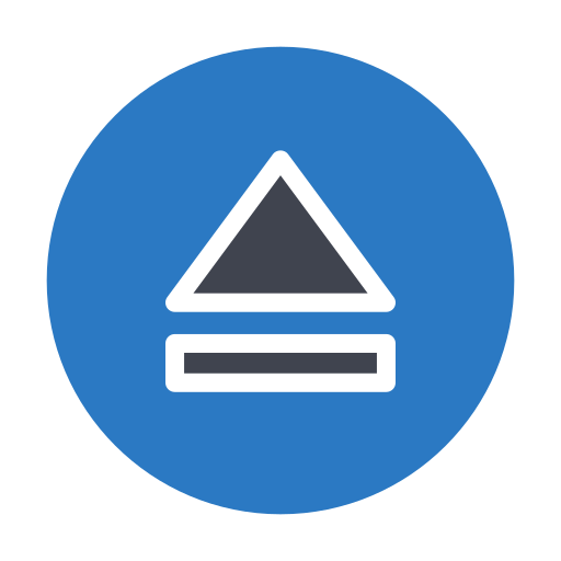 イジェクト Generic Blue icon