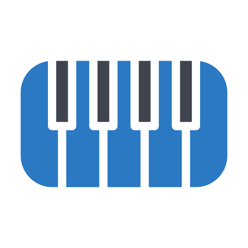 피아노 Generic Blue icon