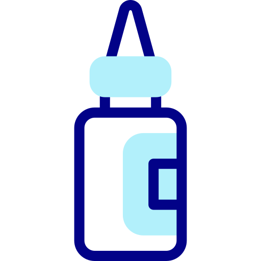 saucenflasche Detailed Mixed Lineal color icon