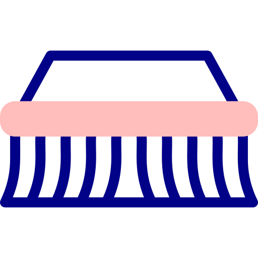 cepillo Detailed Mixed Lineal color icono