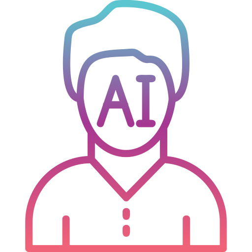 sztuczna inteligencja Generic Gradient ikona