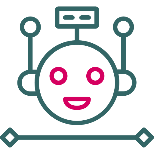 bot Generic Outline Color icono