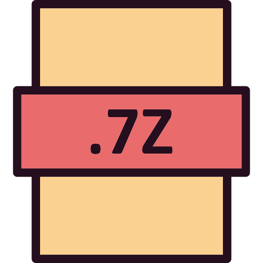 7z Generic Outline Color ikona