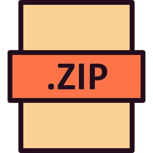 ジップ Generic Outline Color icon