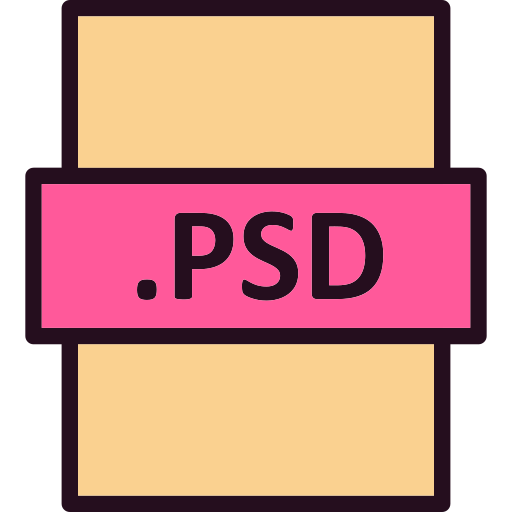 psd Generic Outline Color icono