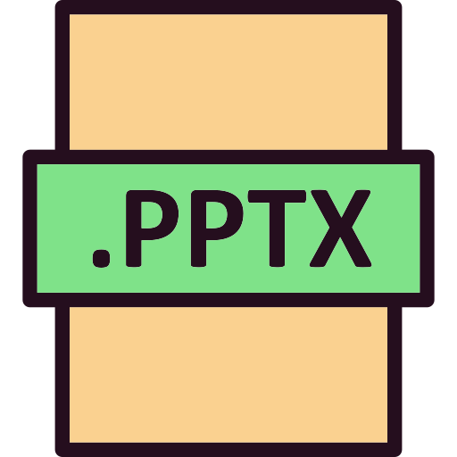 pptx Generic Outline Color icon