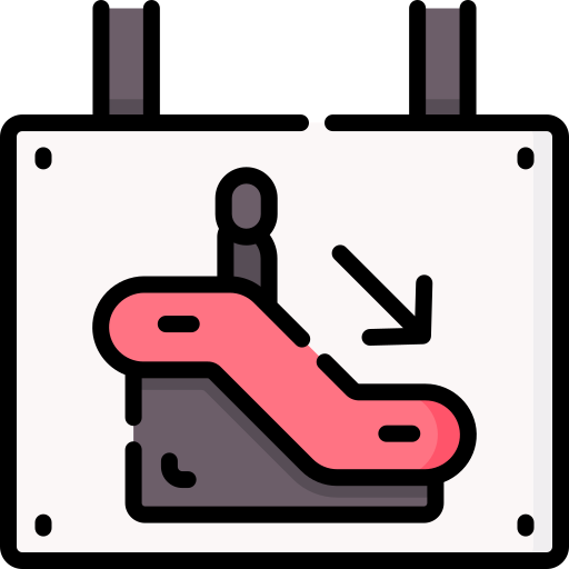 escalera mecánica Special Lineal color icono