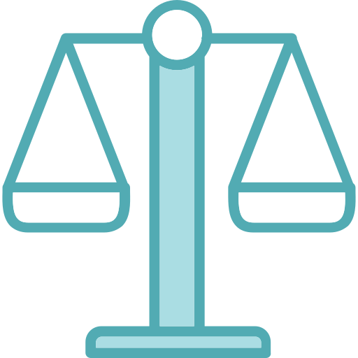 Balance scale Generic Blue icon