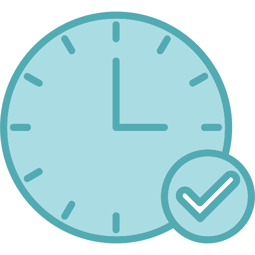 On time Generic Blue icon