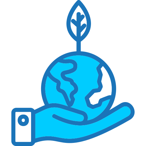 duurzaamheid Generic Blue icoon