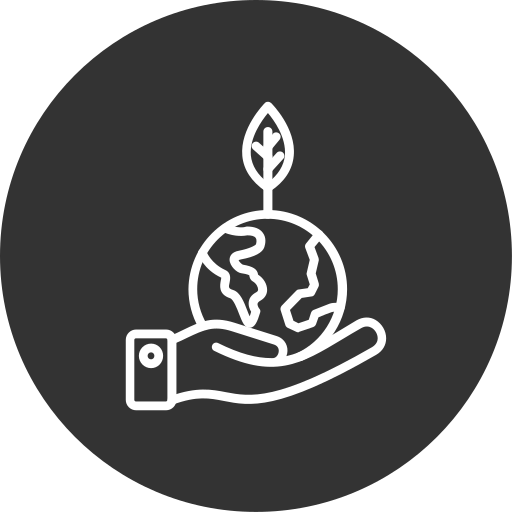 sostenibilità Generic Glyph icona