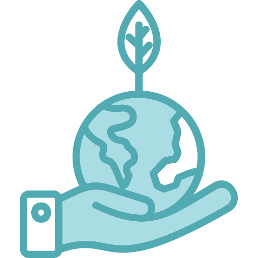 Sustainability Generic Blue icon