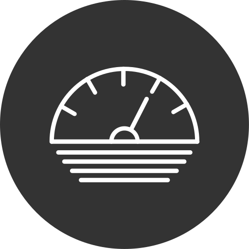 Speedometer Generic Glyph icon