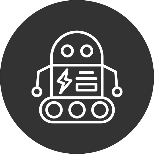 robot Generic Glyph Icône