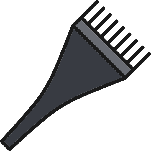 Hair dye brush Generic Outline Color icon